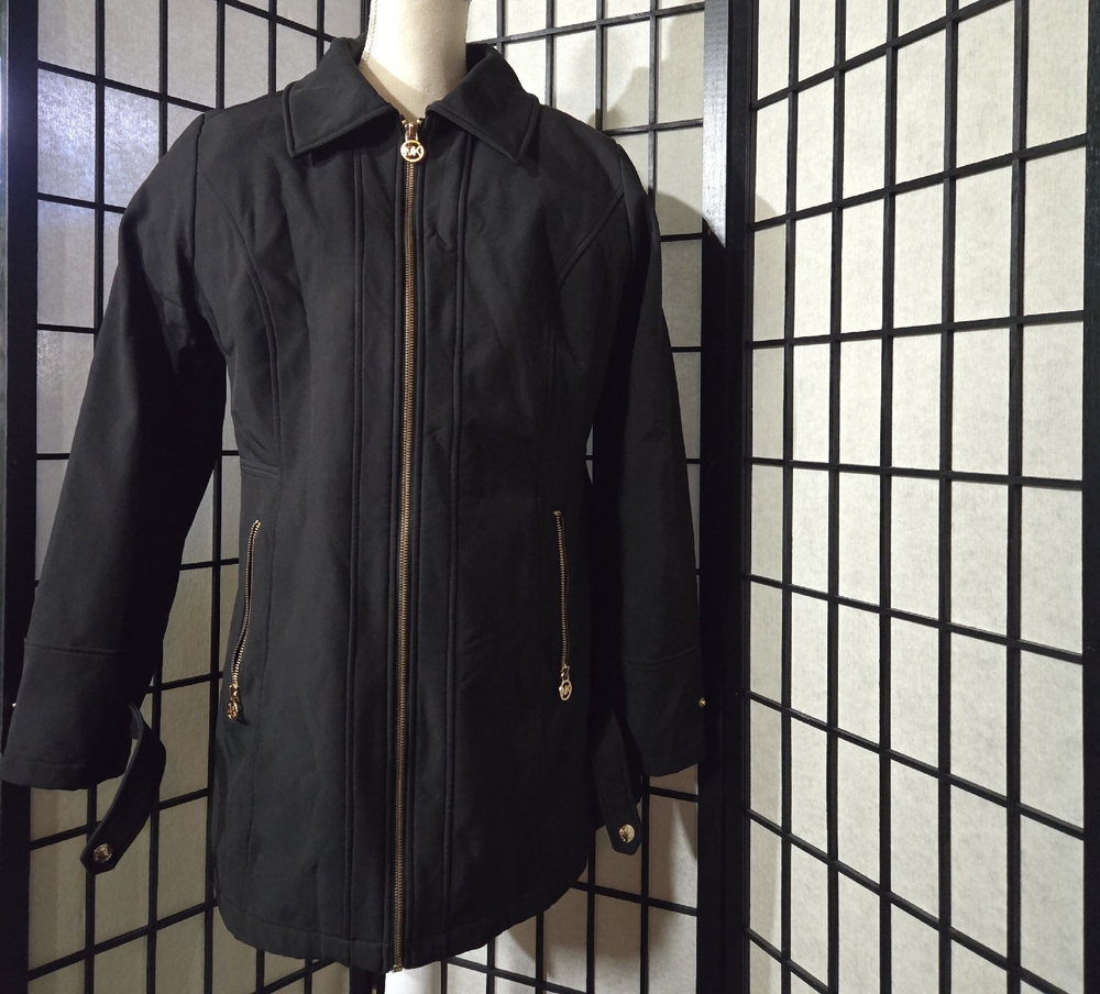 Michael Kors Black Jacket with Gold Details Size L